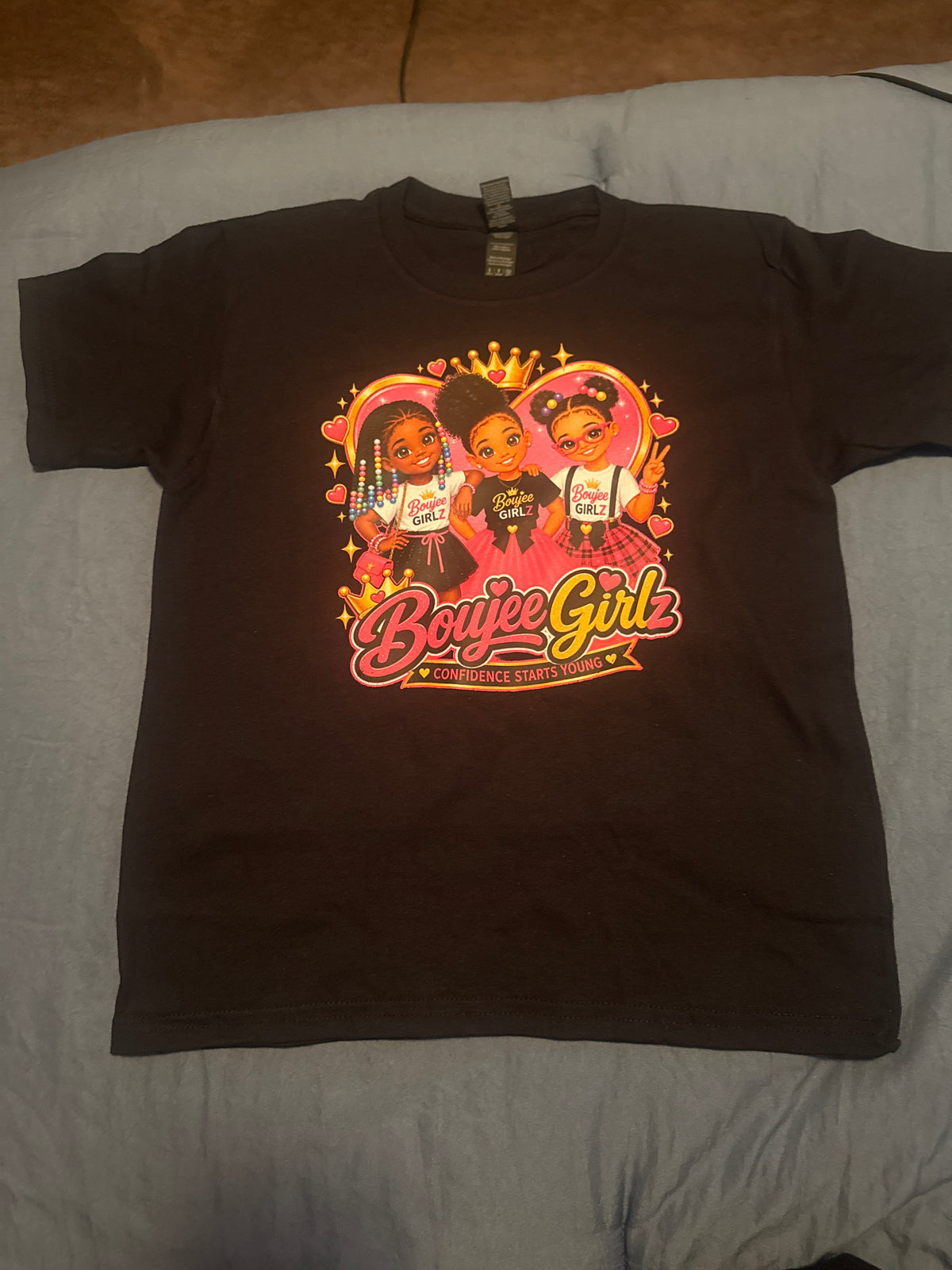 Boujee Girlz signature logo tee